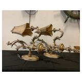 Baroque Giltwood Sconces, Electrified  