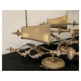 Baroque Giltwood Sconces, Electrified  