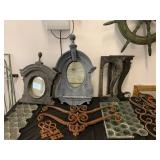  Architectural Salvage Tin Framed Mirrors 