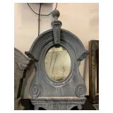 Architectural Salvage Tin Framed Mirror 