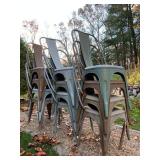  Industrial Metal Chairs  