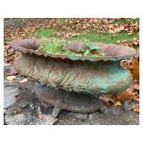  Antique Cast Iron Planter 