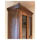 Antique Hutch with Carved Molding 