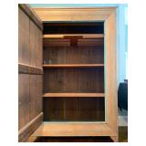 Antique Cupboard with Distressed Paint