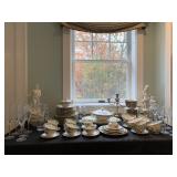 Czechoslovakian Dinnerware, Five Piece Place Setting for Twelve 