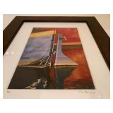 Lithograph Signed , Tom Bennett (?) 