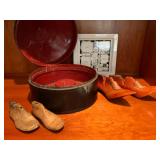 Hat Box and Cobblers Shoe Forms 
