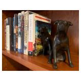 Restoration Hardware Black Lab Bookends 