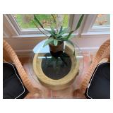 Handed Urn with Glass Top 