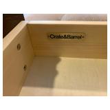 Crate & Barrel End Tables, PAIR 