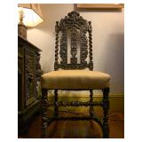 Carved Spanish Revival Armchair 