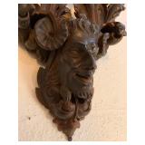 American Rocco Carved Wall Clock, Attributed to Geo. J Henkels / Paris and Philadelphia 