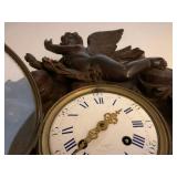 American Rocco Carved Wall Clock, Attributed to Geo. J Henkels / Paris and Philadelphia 