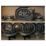 19th c Chinese Porcelain Plates, Canton Export