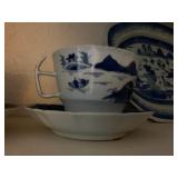 19th c Chinese Porcelain Plates, Canton Export