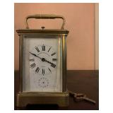 Bigelow Kennard Brass Carriage Clock