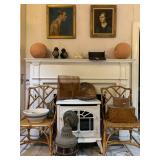 Antique Train Lantern, Cranberry Scoop