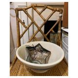 Blue and White Mixing Bowl