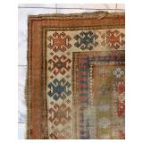 Antique Kazak Area Rug, 1870