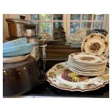 Sovereign Potters Earthen Dinnerware with Turkey, Kitchenware, Pots and Pans