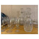 Antique Stemware, Crystal Decanters