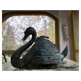 Swan, Cast Bronze Fountain