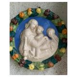 After Della Robbia, Madonna and Child with St John the Baptist 