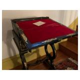 Paper Mache and Mother of Pearl Inlaid Desk