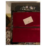 Paper Mache and Mother of Pearl Inlaid Desk