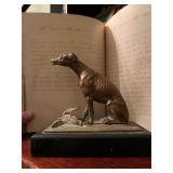 Dog with Duck, Statue