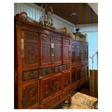 Hand Carved Chinese Cabinet 