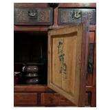 Hand Carved Chinese Cabinet 