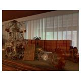 Light Fixtures, Leather Bound Miles Standish, Robert Louis Stevenson Book Set 