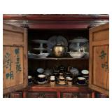 Hand Carved Chinese Cabinet 