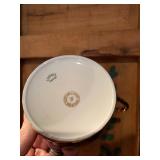 Limoges Blue and Gilt Tea Set 