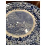Wedgwood, The Boston Tea Party Plate, Signed by Mayor Curley 