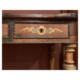 Antique French Desk with Marquetry  