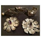 Artisan Jewelry with Sterling and Semi Precious Stones 