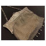 German Silver Chain Purse 