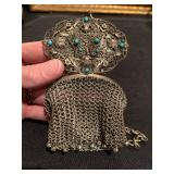 Butterfly Accented Chain Purse 