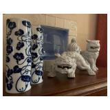 Takahashi Vases, Foo Dogs from OMC 