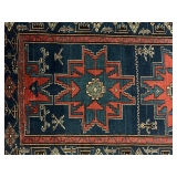 Northeast Caucasian, Circa 1900, Lesghi Star Area Rug. Find the FULL LISTING, Prices and MAKE AN OFF