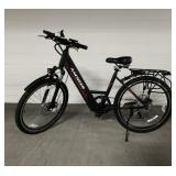 Ancheer, City-E Bike. 26". 36V 10Ah Lithium Battery. 250W Motor. Retails for $650.00. Find the FULL 
