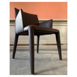 SHOP NOW @ HuntEstateSales.com! “Vol Au Vent” B&B Italia Leather Arm Chair