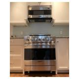Viking “D3” Gas Range with “D3” Hood and Microwave Combo
