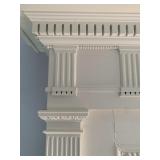 18th Century Dutch Delft Blue and White Tiled Fireplace Surround