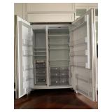Sub-Zero 48″ Classic Side-by-Side Refrigerator and Freezer, Panel Ready, Model # BI 48S/O
