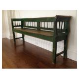 antique romainan bench