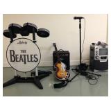 rock band, karaoke machine