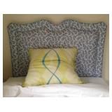 upholstered twin headboard, pair